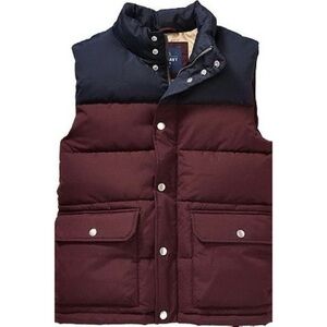 OLD NAVY Puffer Vest - Navy & Maroon